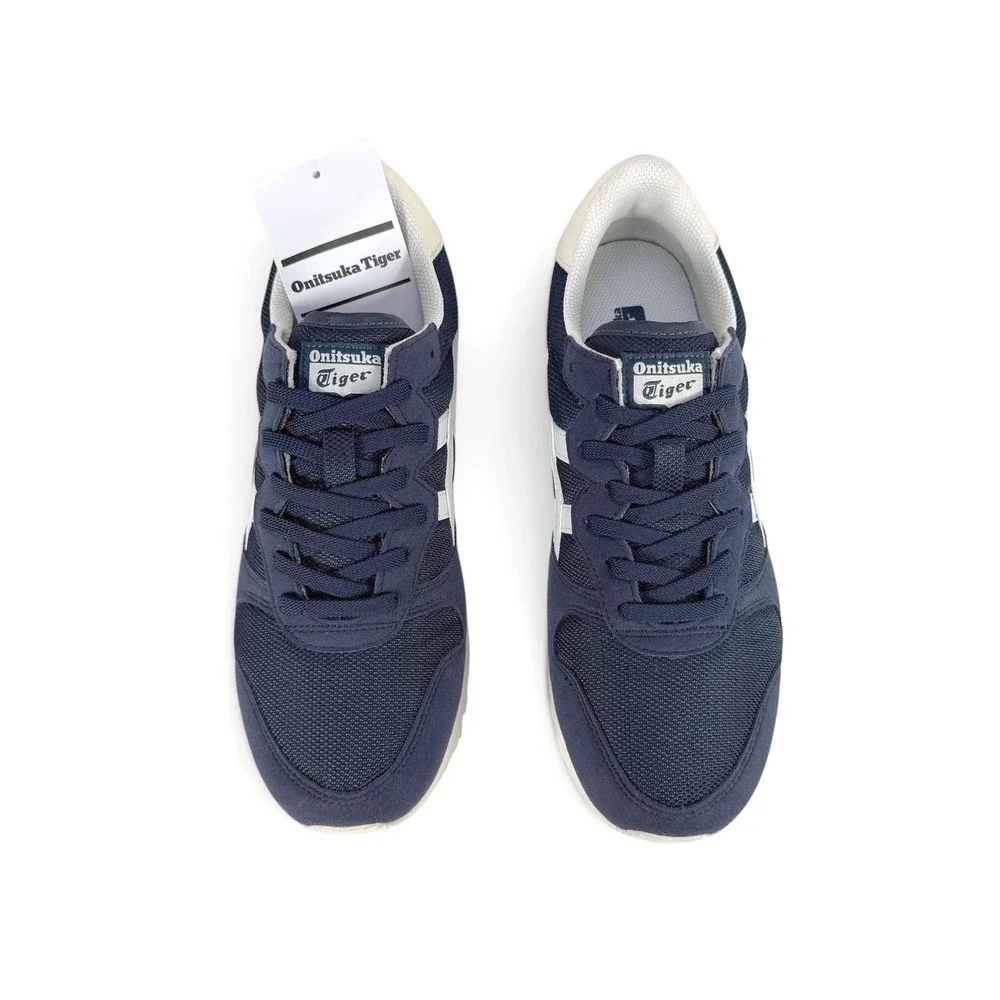 Onitsuka Tiger Alvarado Iron Navy Glacier‎ Grey Mens 9.5 Sneakers 1183A507-401